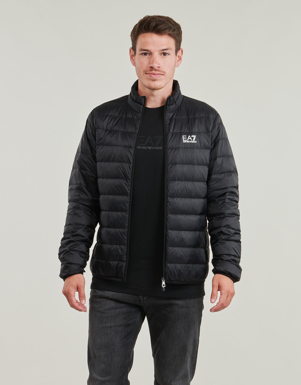 Piumino Uomo Emporio Armani EA7 CORE IDENTITY DOWN JACKET Nero