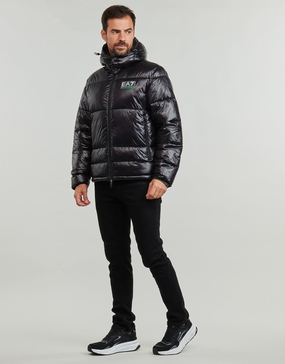 Piumino Uomo Emporio Armani EA7 BOMBER JACKET 6DPB71 Nero