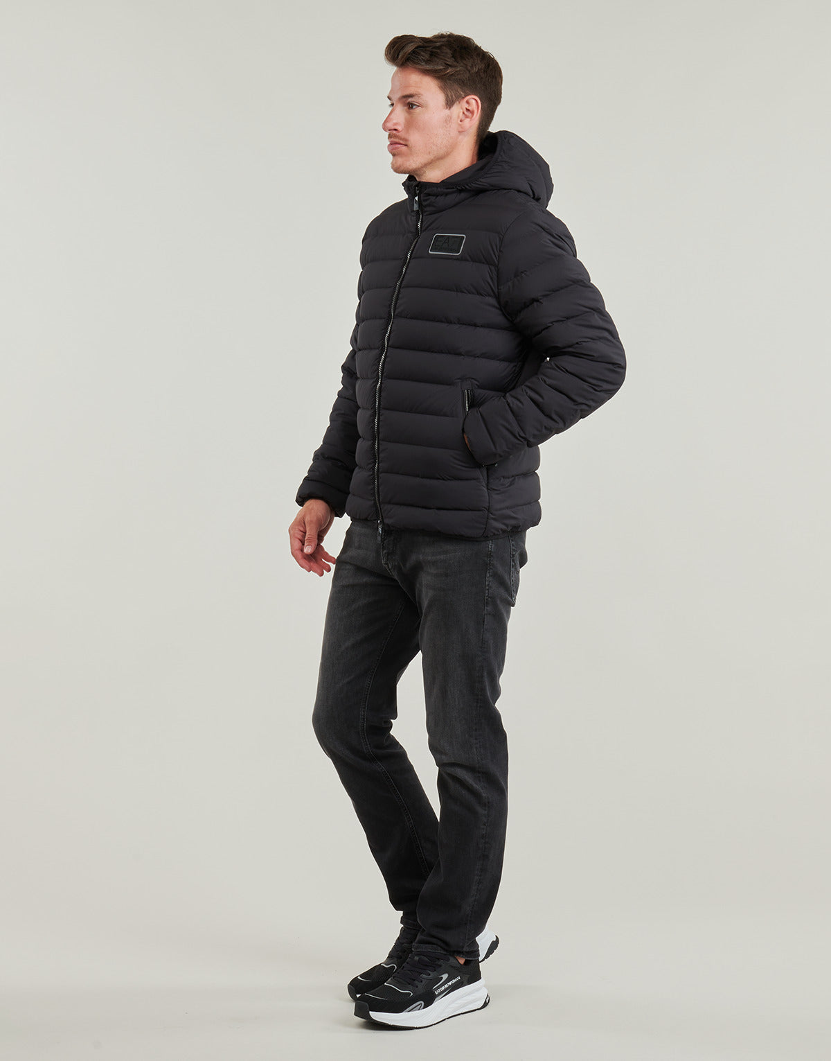 Piumino Uomo Emporio Armani EA7 DOWN JACKET 6DPB16 Nero