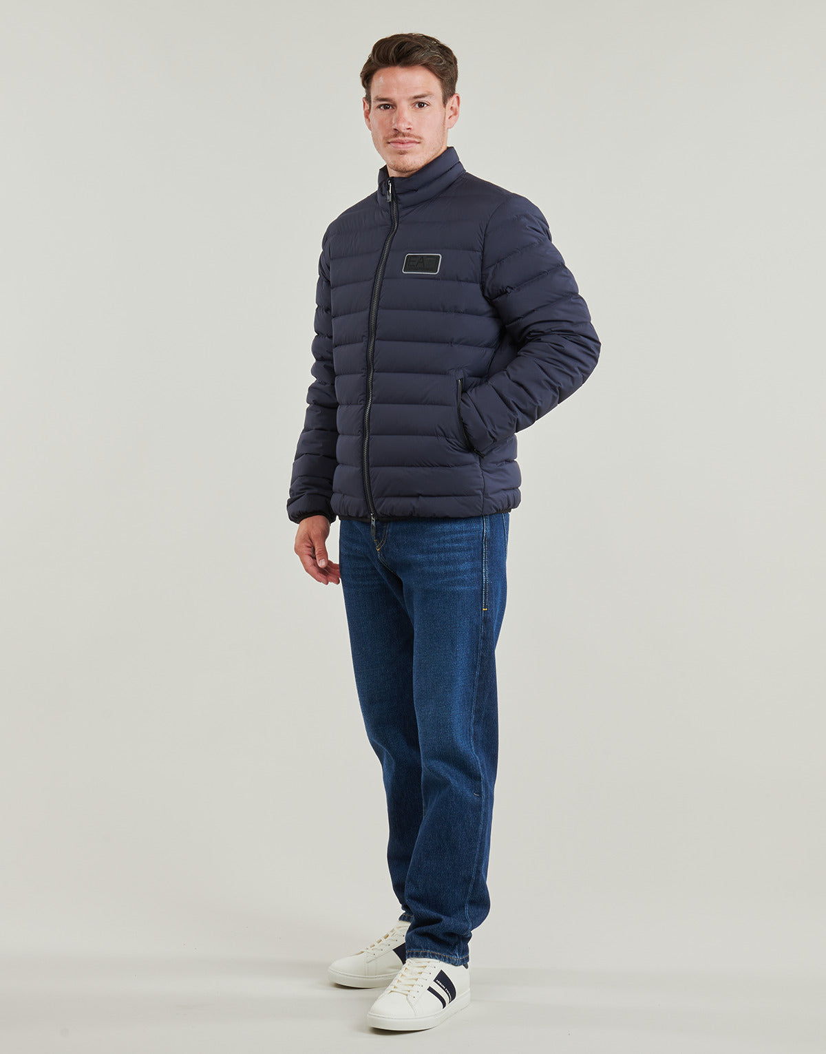 Piumino Uomo Emporio Armani EA7 DOWN JACKET 6DPB14 Marine