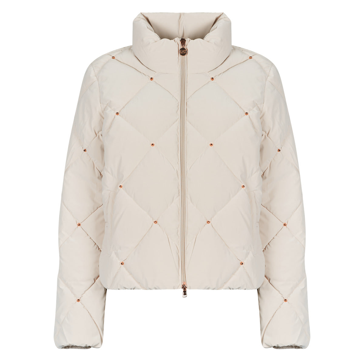 Piumino Donna Emporio Armani EA7 WINTER BOMBER JACKET Beige