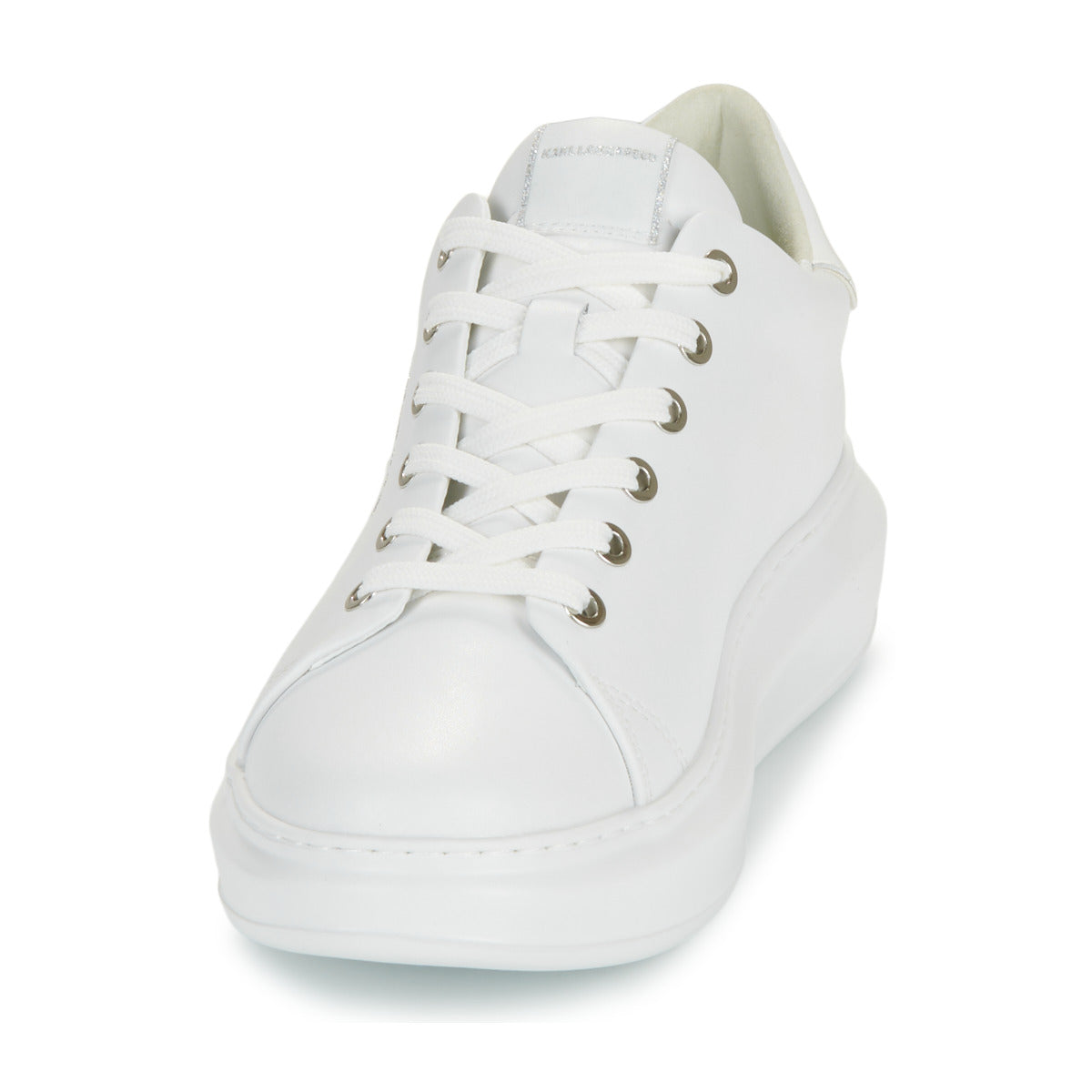 Sneakers basse Donna Karl Lagerfeld KAPRI Metal Maison Glitter Bianco