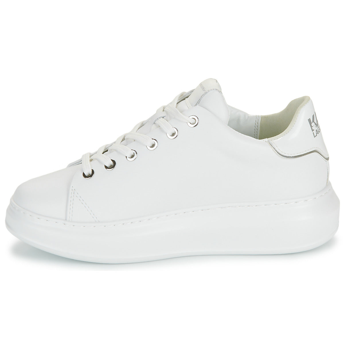 Sneakers basse Donna Karl Lagerfeld KAPRI Metal Maison Glitter Bianco