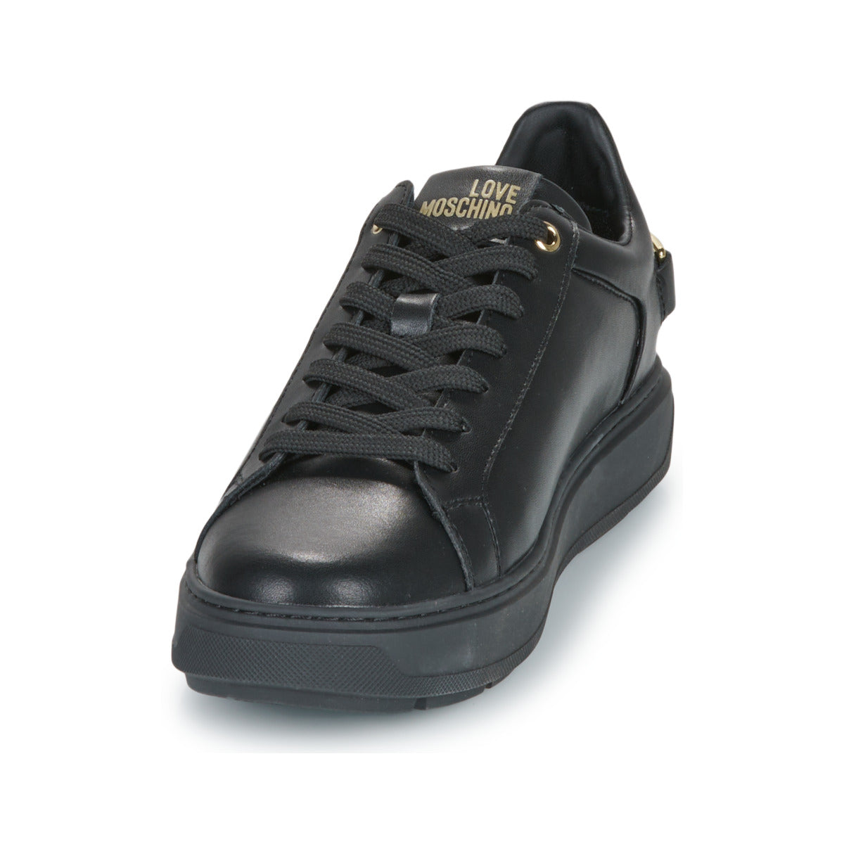 Sneakers basse Donna Love Moschino LOVE CHAIN-STRAP SNEAKER Nero