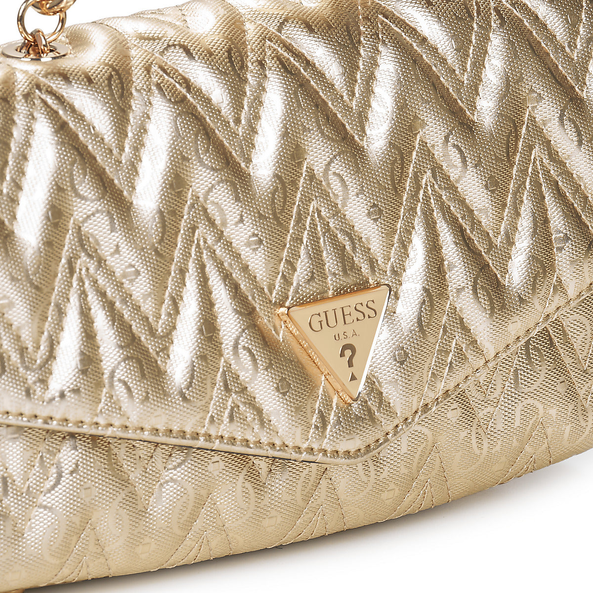 Borsa a tracolla Donna Guess  ADELARD CONVERTIBLE CROSSBODY  Oro