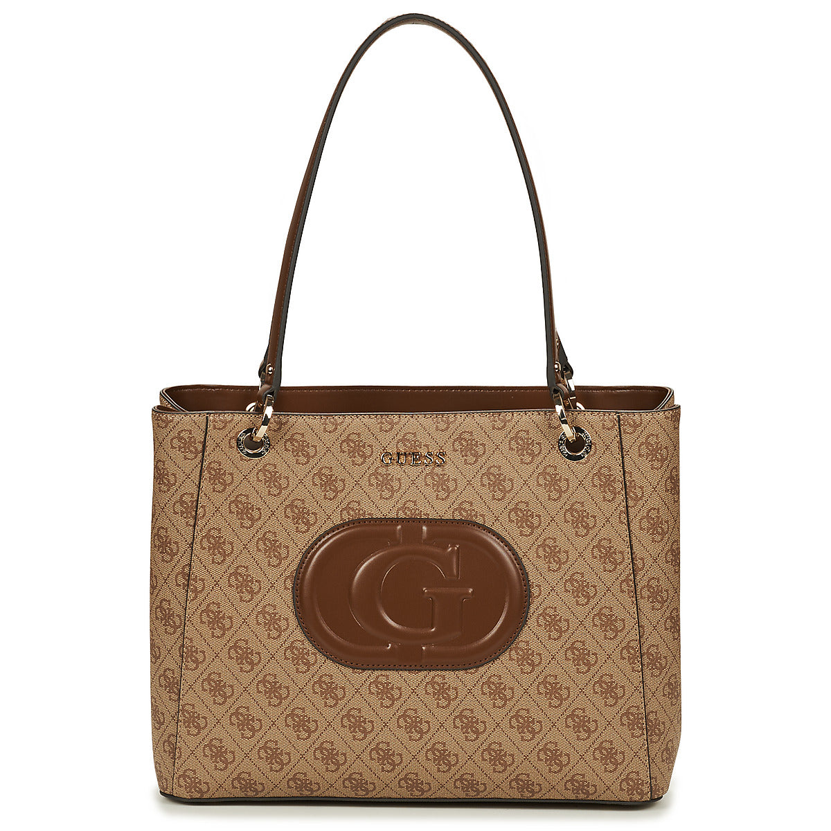 Borsa Shopping Donna Guess  ECO MIETTA TOTE  Marrone