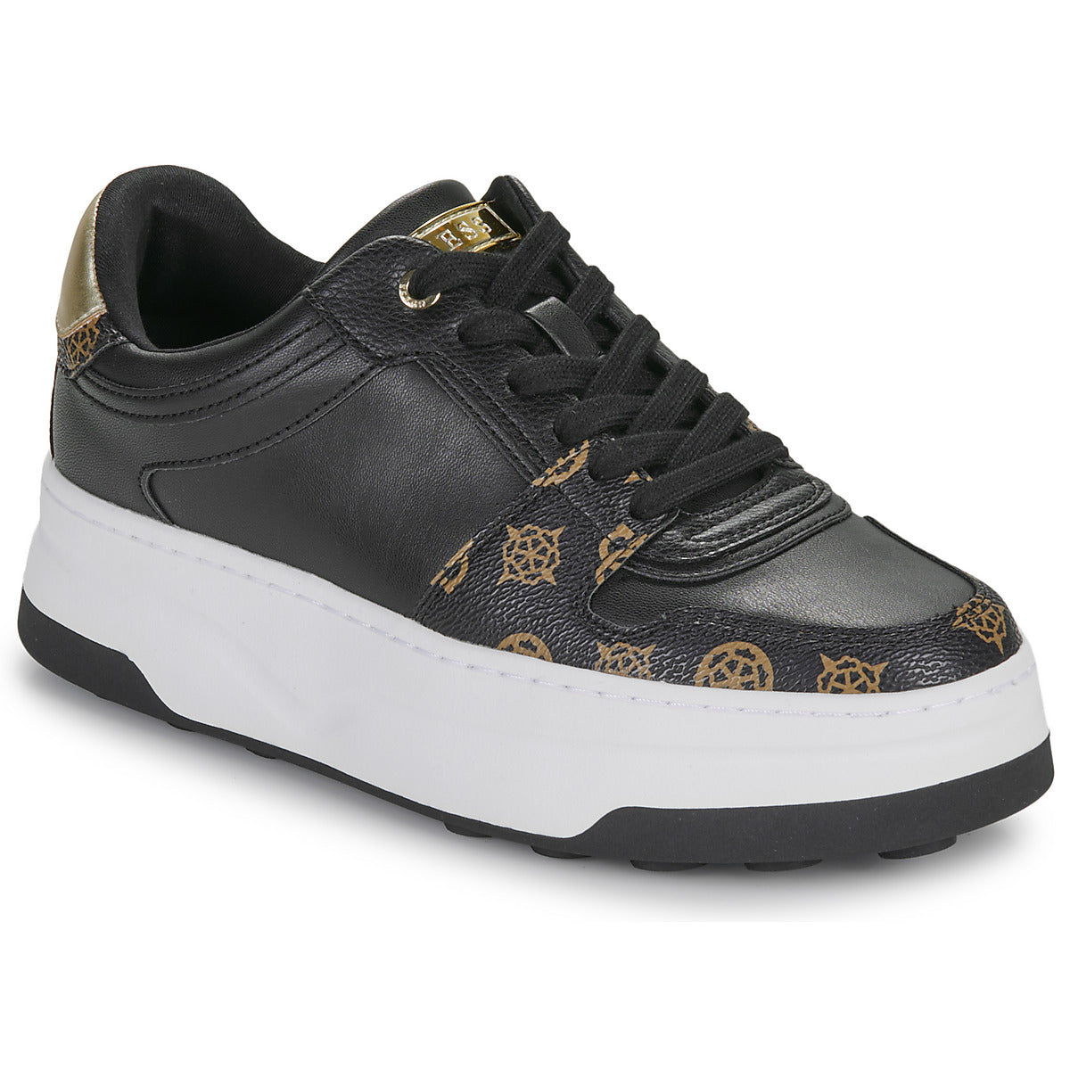 Sneakers basse Donna Guess  QUEENZ  Nero