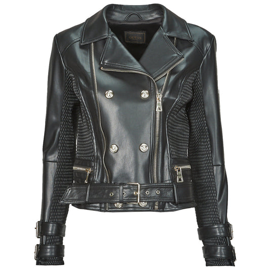 Giubbotto Donna Guess MYLA MOTO Nero