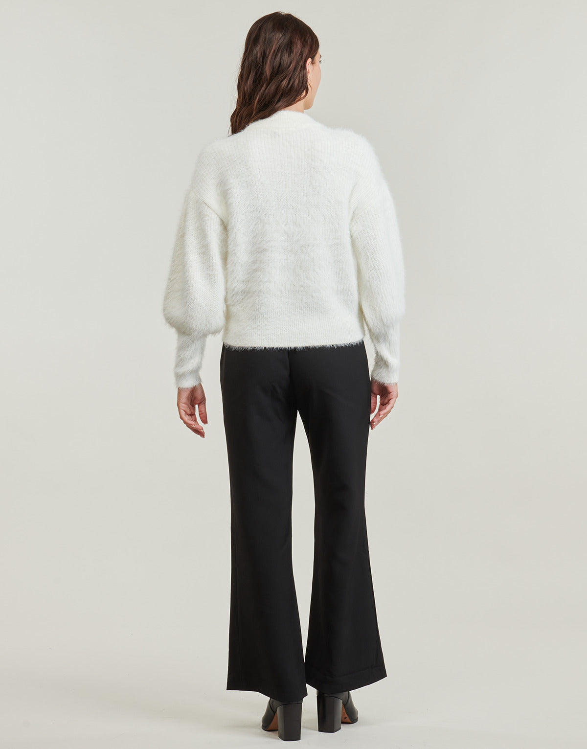 Maglione Donna Guess KEYLA CN LS SWTR Bianco