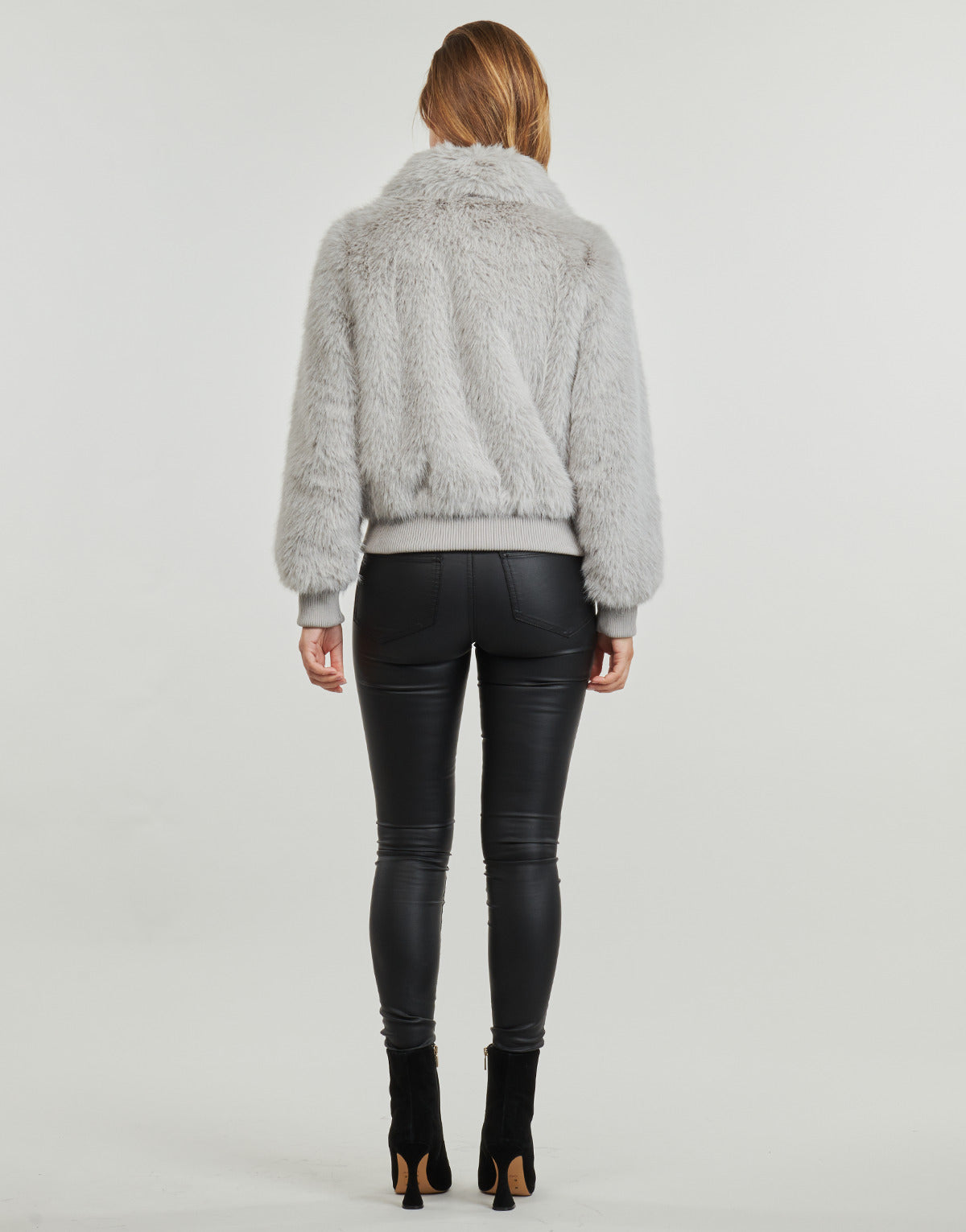 Giubbotto Donna Guess LS SOAVE BOMBER JACKET Grigio