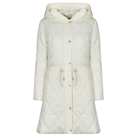 Parka Donna Guess MAITE ONION QUILTING PARKA Bianco