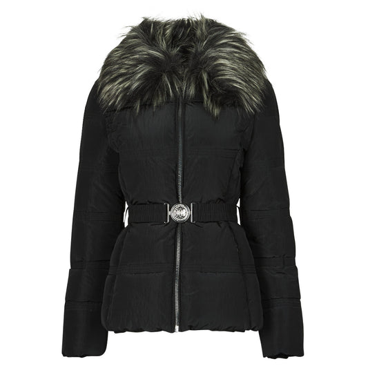 Piumino Donna Guess  NEW MARISOL SHORT BELTED JACKE  Nero