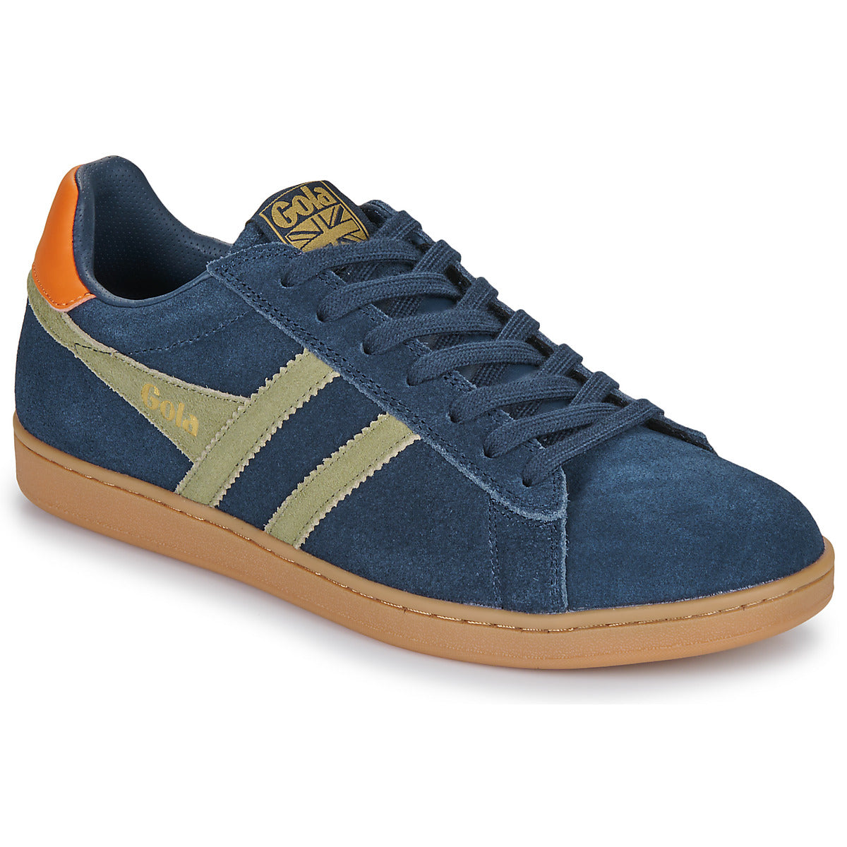 Sneakers Uomo Gola  Equipe II Suede  Blu