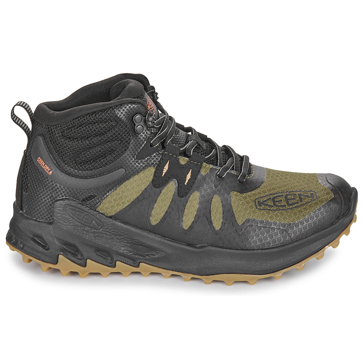 Scarpe da trekking Uomo Keen ZIONIC MID WP Kaki