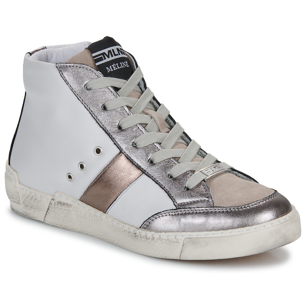 Sneakers alte Donna Meline MELIBO Bianco