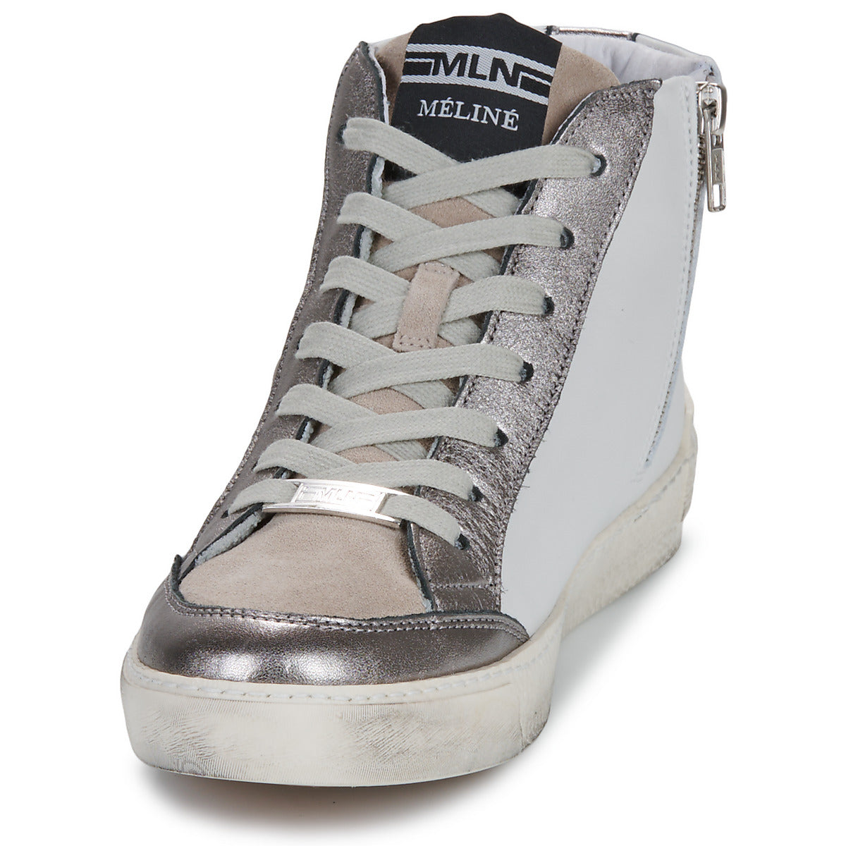 Sneakers alte Donna Meline MELIBO Bianco