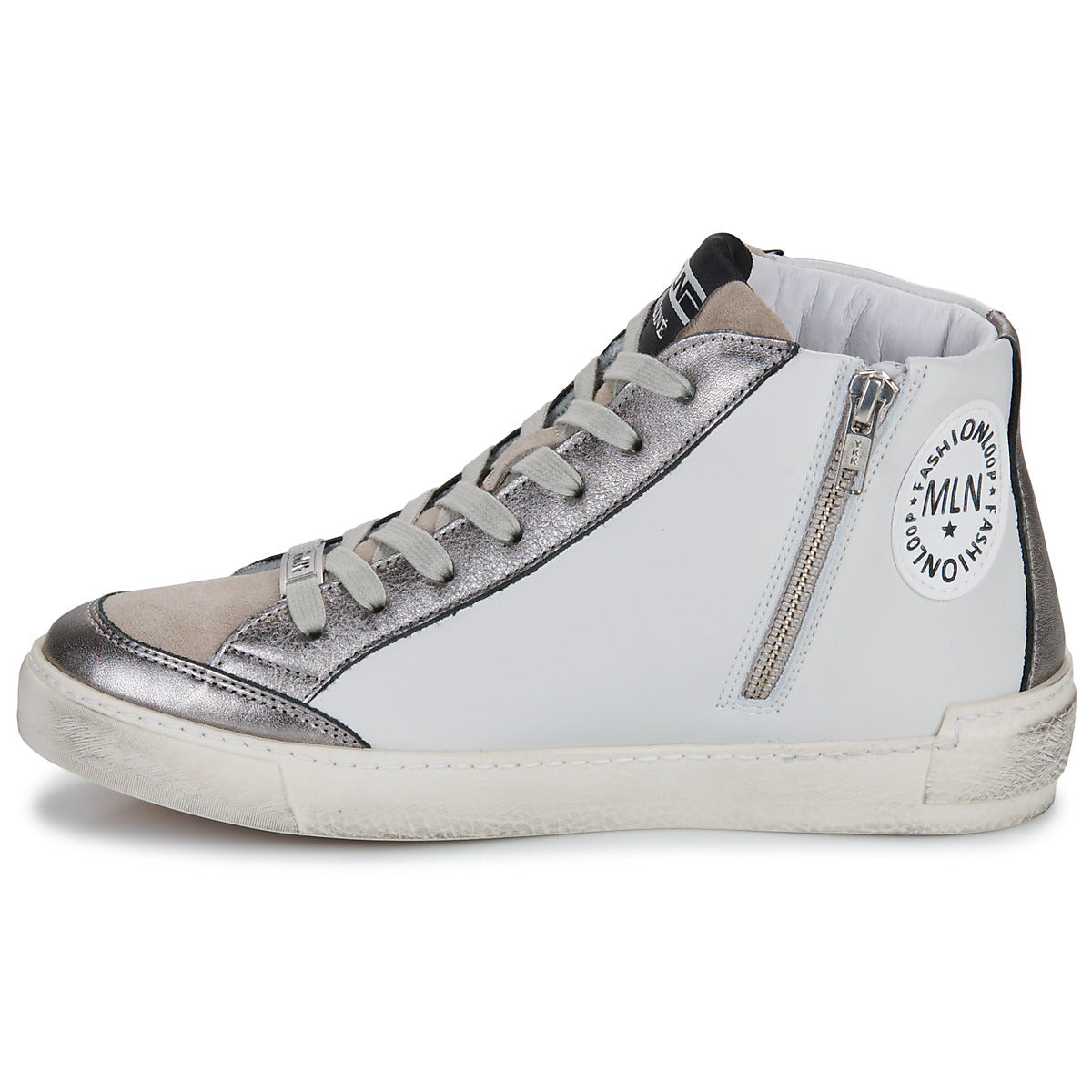 Sneakers alte Donna Meline MELIBO Bianco