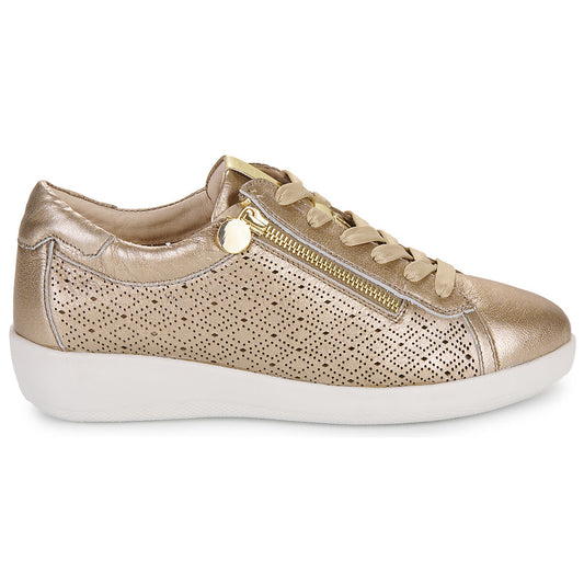 Sneakers basse Donna Stonefly PASEO IV 29 LAMINATED LTH Oro