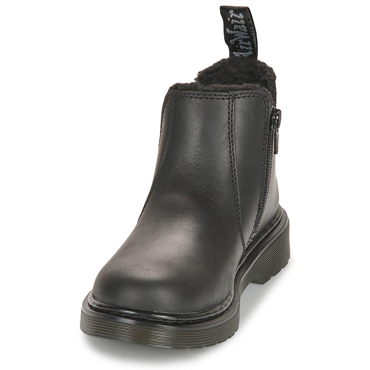 Stivaletti bambini ragazzo Dr. Martens  Leonore Mono J Black Republic Wp  Nero