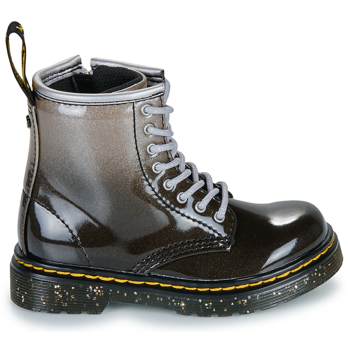 Stivaletti bambini ragazza Dr. Martens  GLITTER  Nero