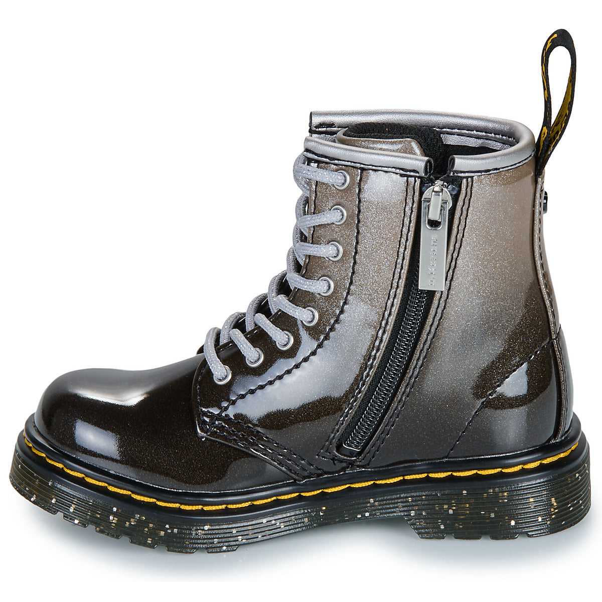 Stivaletti bambini ragazza Dr. Martens  GLITTER  Nero