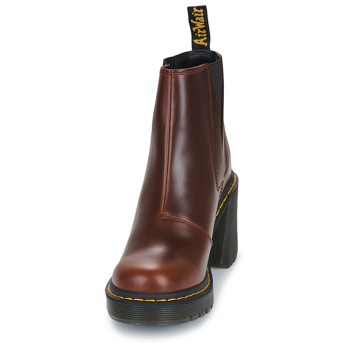 Stivaletti Donna Dr. Martens  Spence Dark Brown Classic Pull Up  Marrone