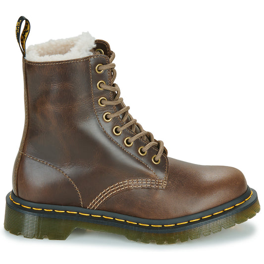 Stivaletti Donna Dr. Martens  1460 SERENA DARK KAKHI ORLEANS  Marrone