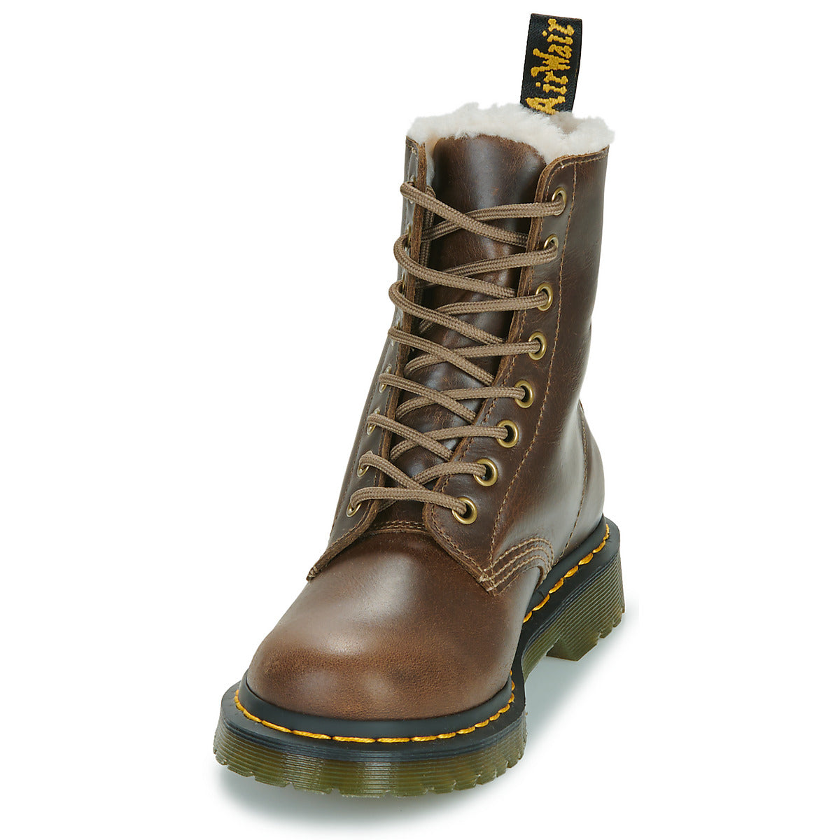 Stivaletti Donna Dr. Martens  1460 SERENA DARK KAKHI ORLEANS  Marrone