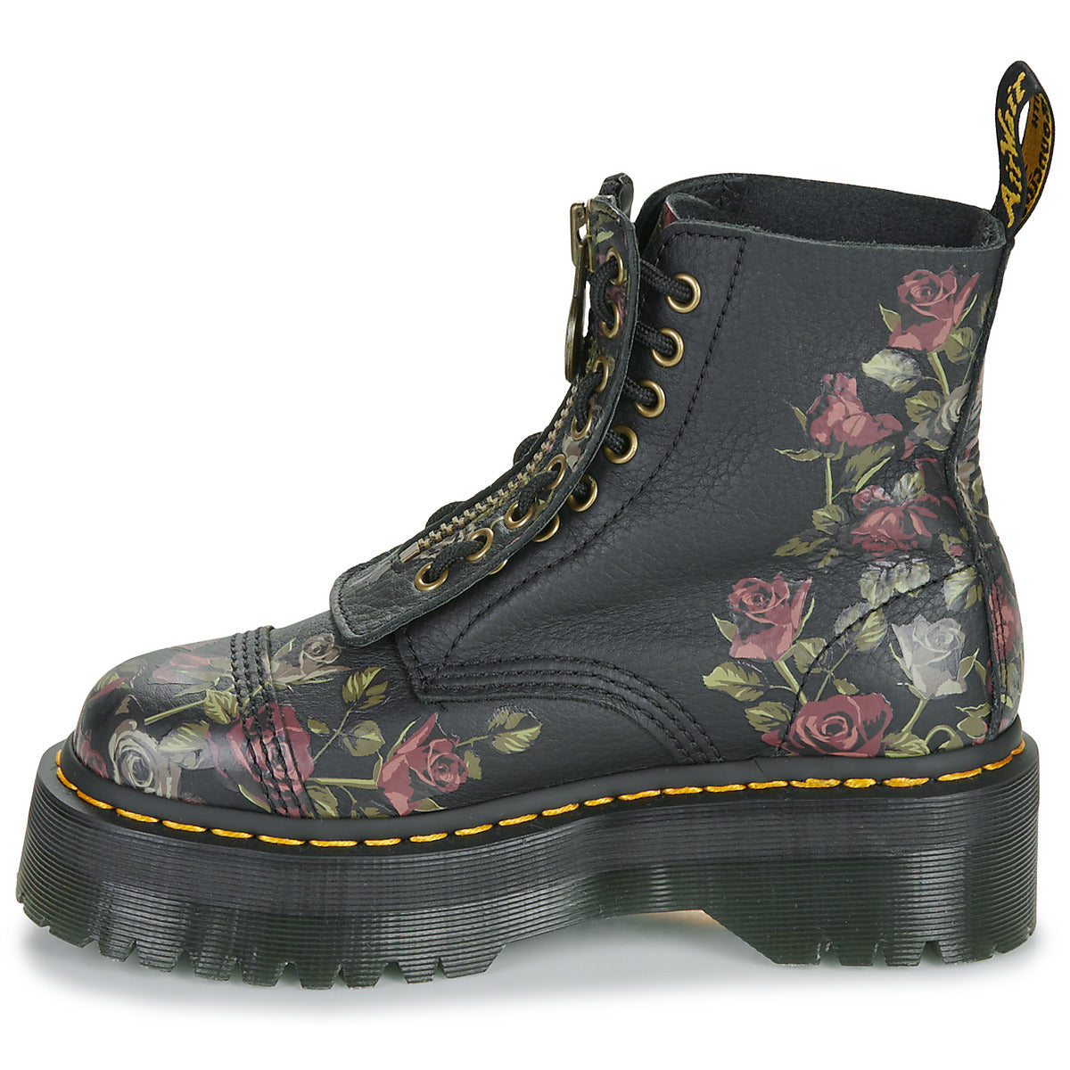 Stivaletti Donna Dr. Martens SINCLAIR DECAYED ROSES Nero