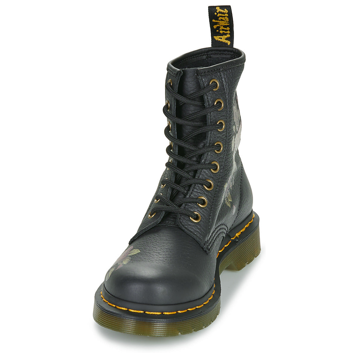 Stivaletti Donna Dr. Martens 1460 DECAYED ROSES CLASSIC TUMBLED NAPPA Nero