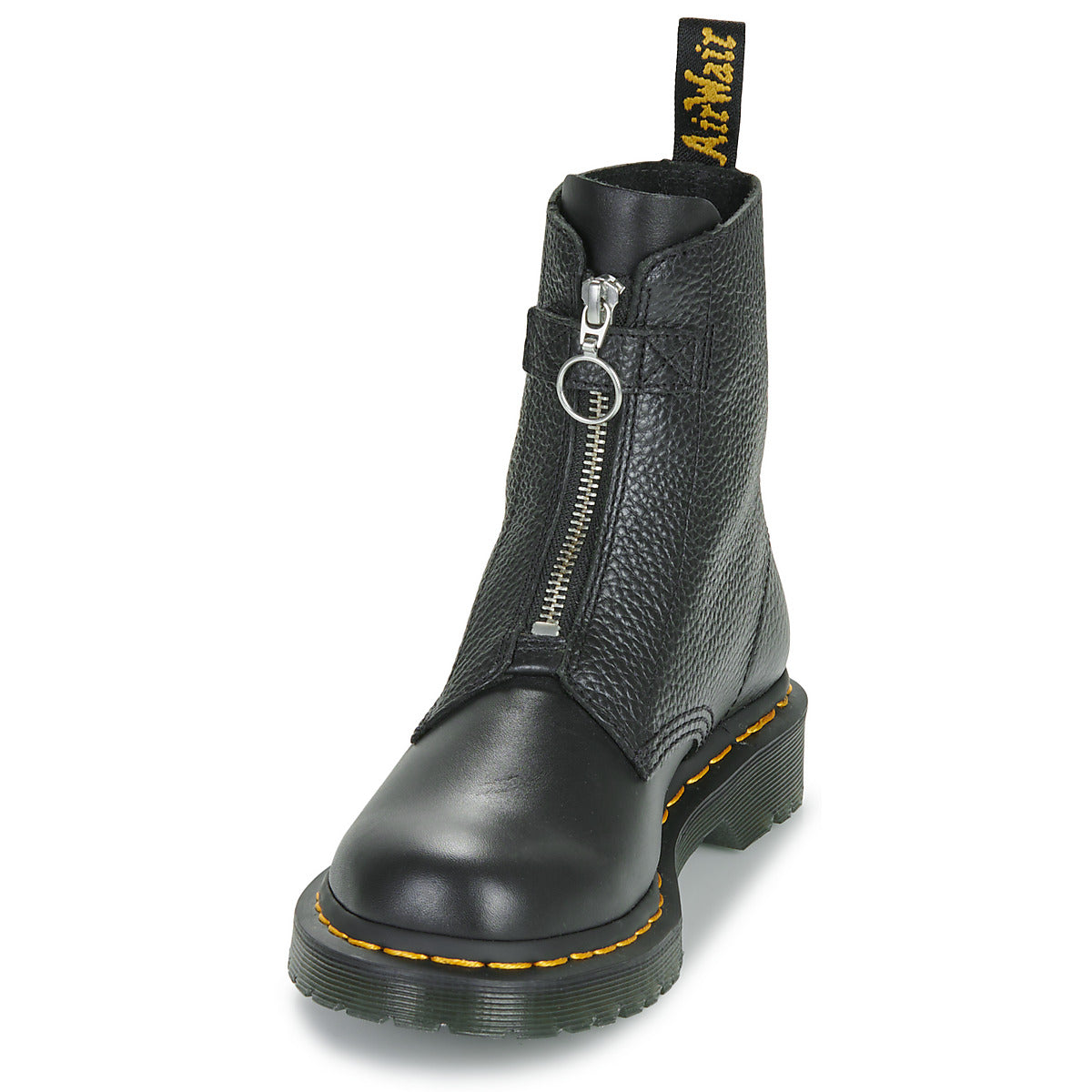 Stivaletti Donna Dr. Martens  1460 FRONT ZIP BLACK WANAMA  Nero