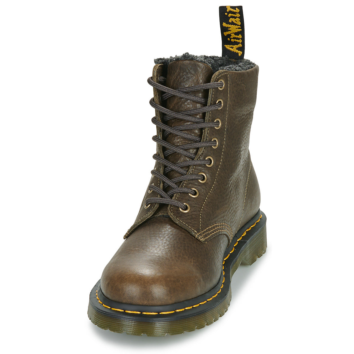 Stivaletti Uomo Dr. Martens  1460 DMS OLIVE GRIZZLY  Marrone