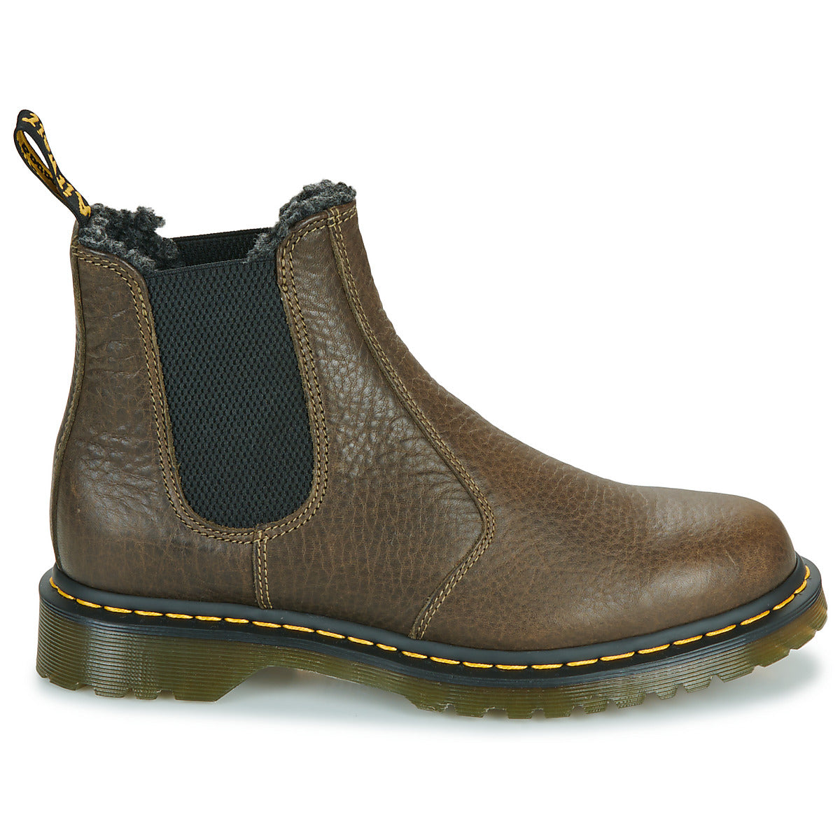 Stivaletti Donna Dr. Martens  2976 DMS OLIVE GRIZZLY  Marrone