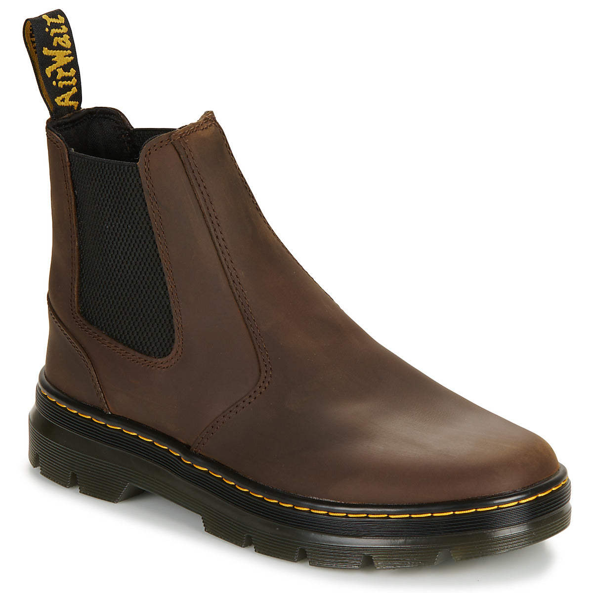 Stivaletti Uomo Dr. Martens  EMBURY DARK BROWN CRAZY HORSE  Marrone