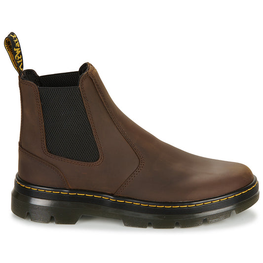 Stivaletti Uomo Dr. Martens  EMBURY DARK BROWN CRAZY HORSE  Marrone