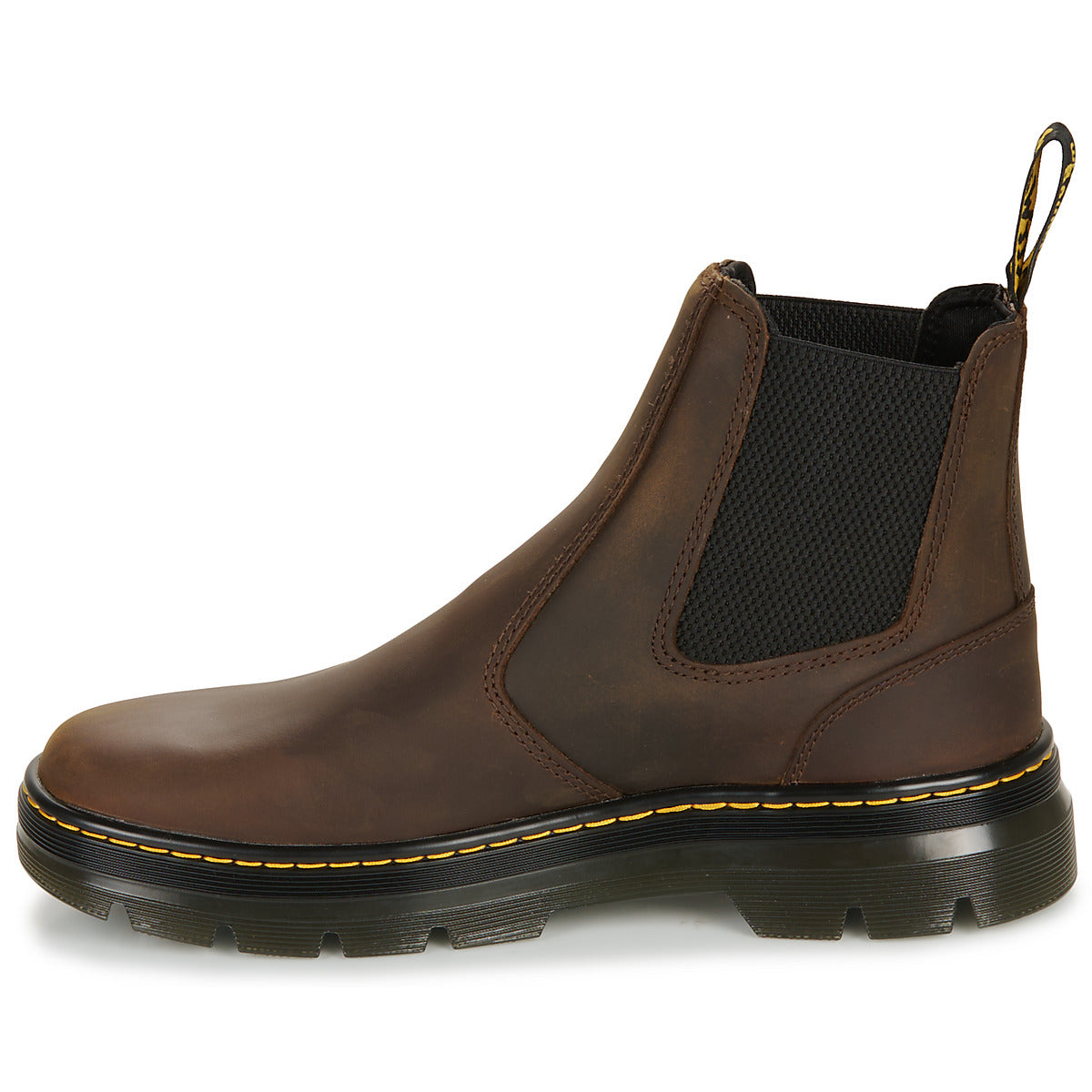 Stivaletti Uomo Dr. Martens  EMBURY DARK BROWN CRAZY HORSE  Marrone