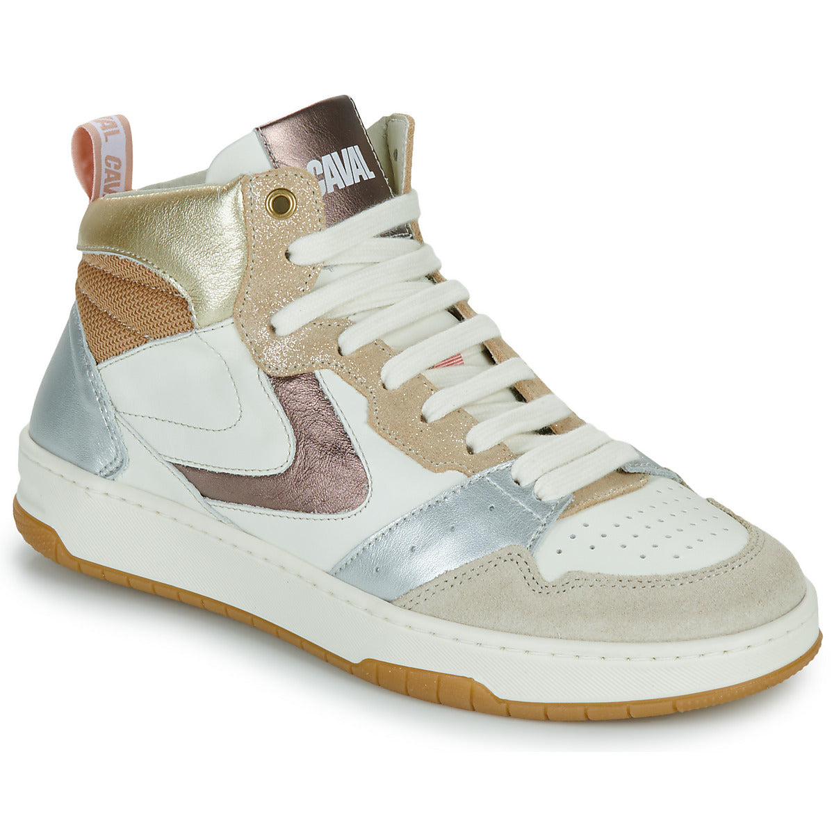 Sneakers alte Donna Caval MID SNAKE Oro