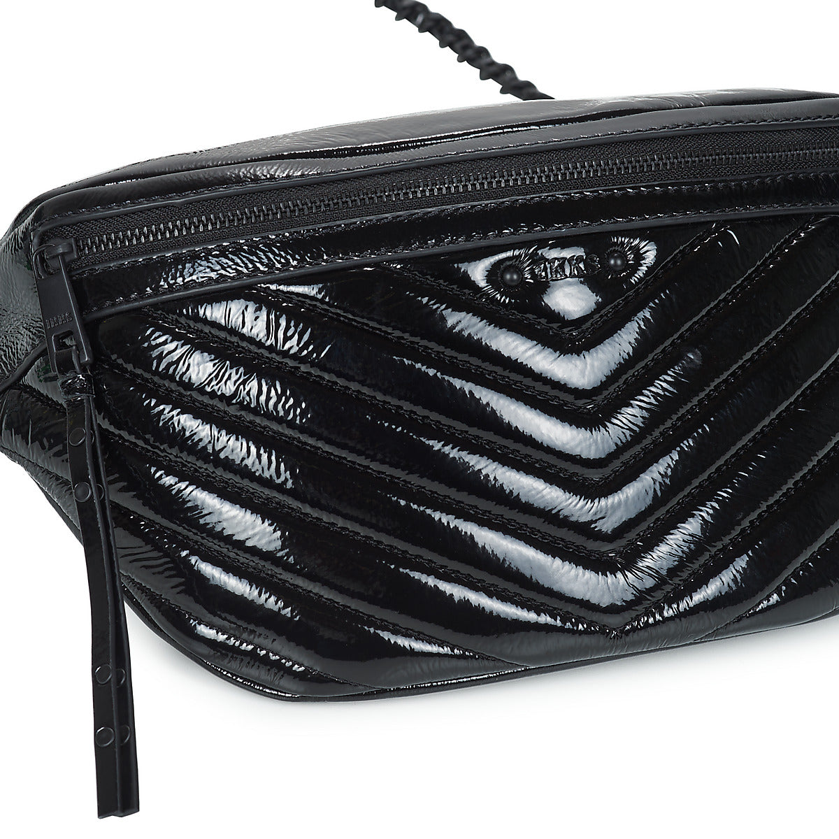 Marsupio Donna Ikks 1440 POCKET BELT VARNISH Nero