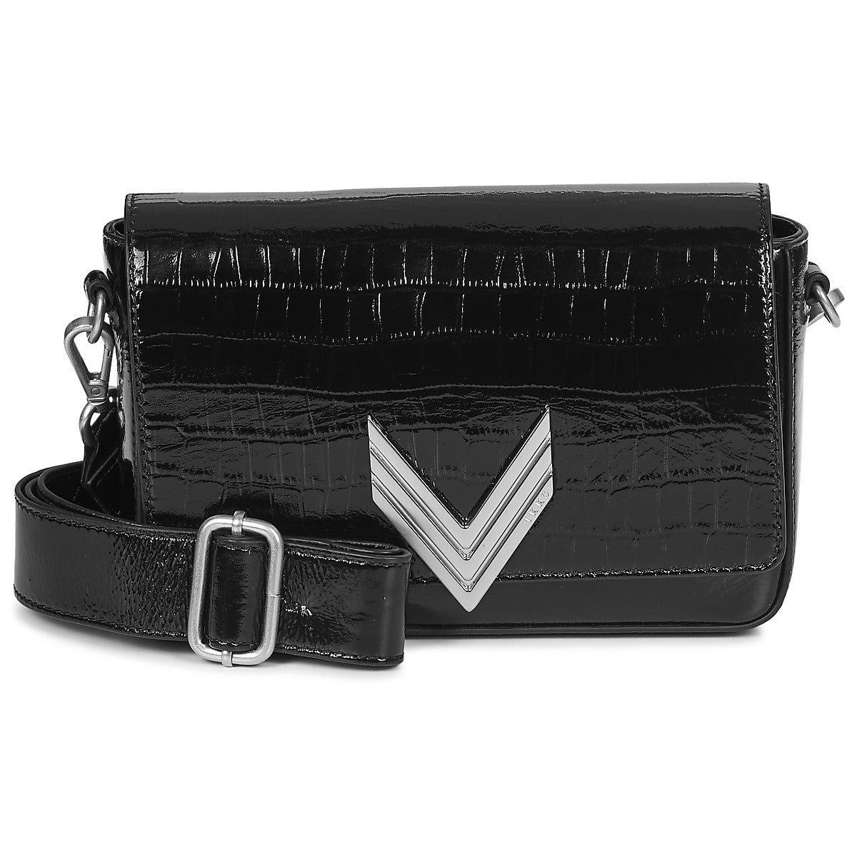 Borsa a tracolla Donna Ikks 111 VARNISH Nero