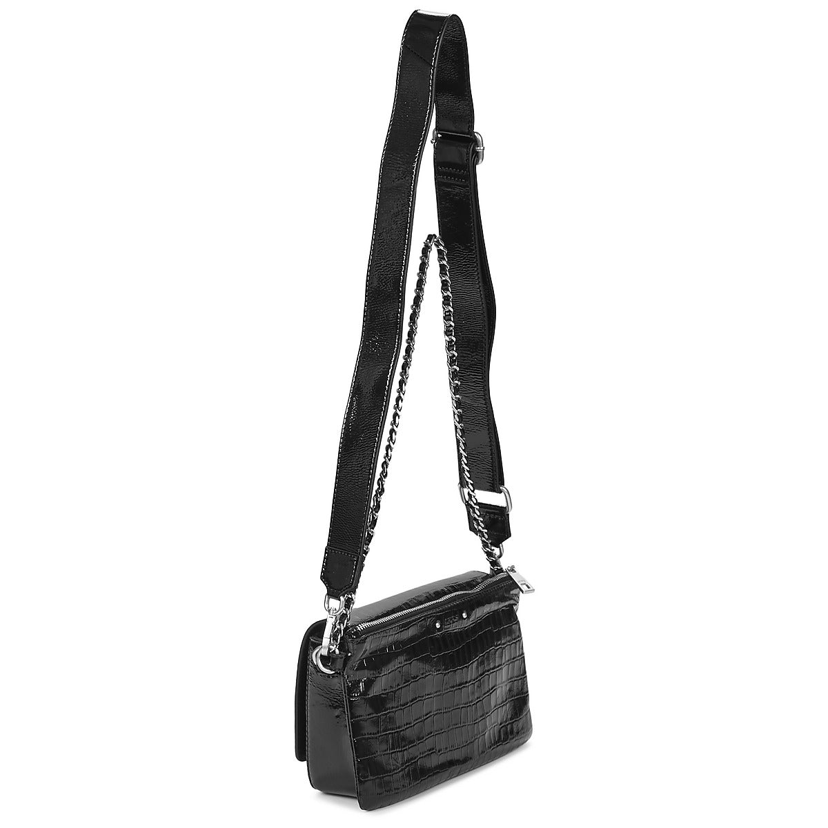 Borsa a tracolla Donna Ikks 111 VARNISH Nero