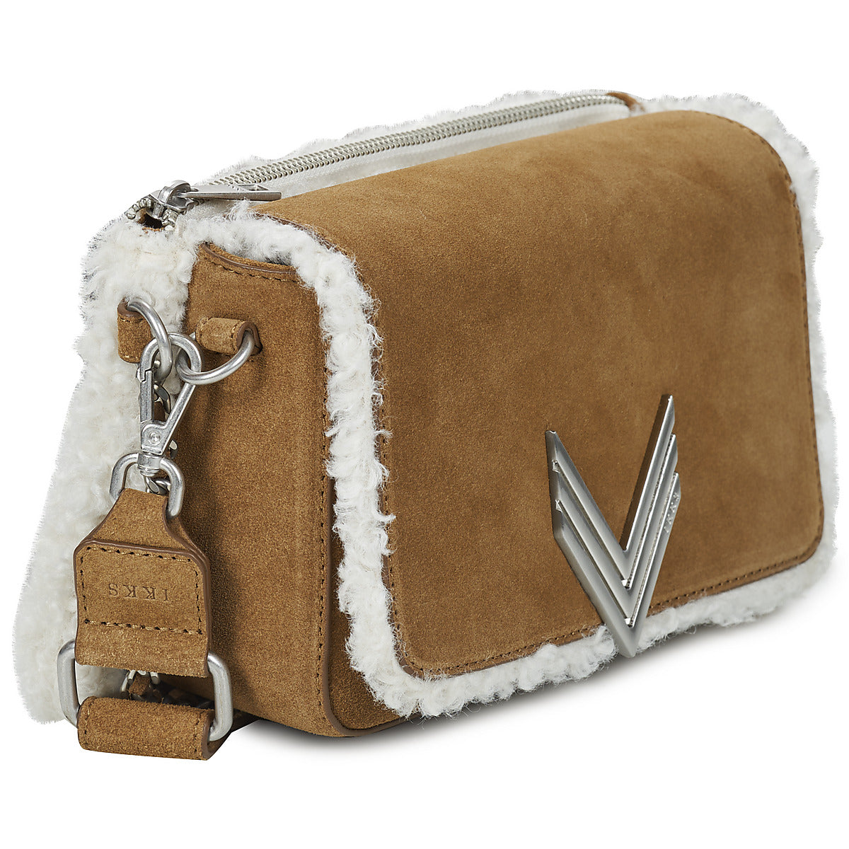 Borsa a tracolla Donna Ikks 111 SHEARLING Beige