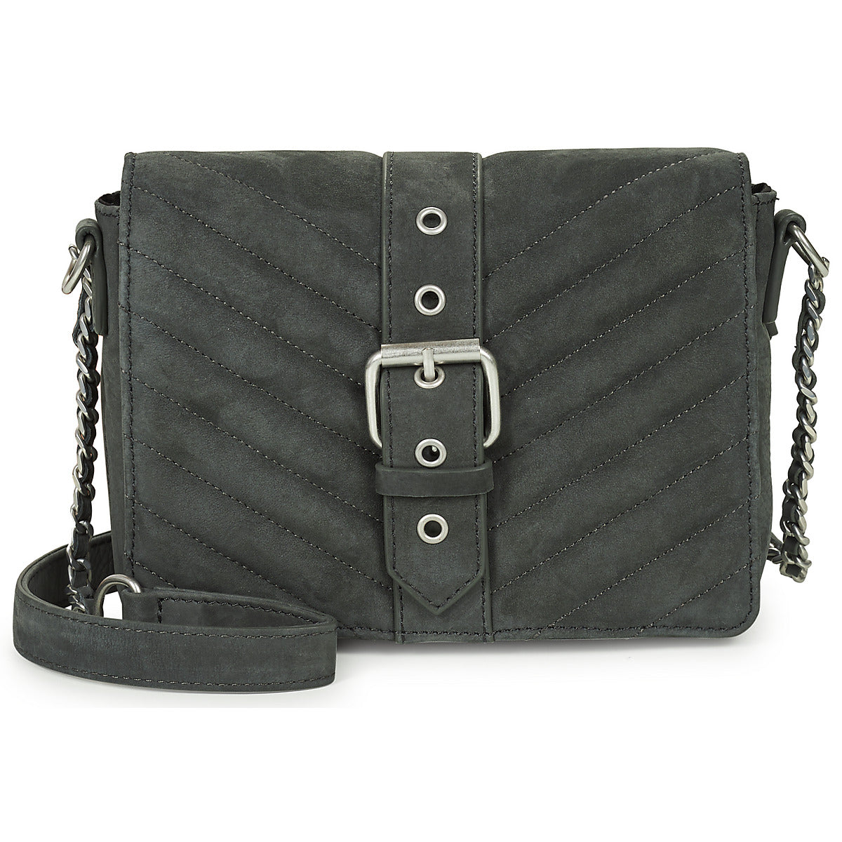 Borsa a tracolla Donna Ikks 1440 STEWARD Grigio