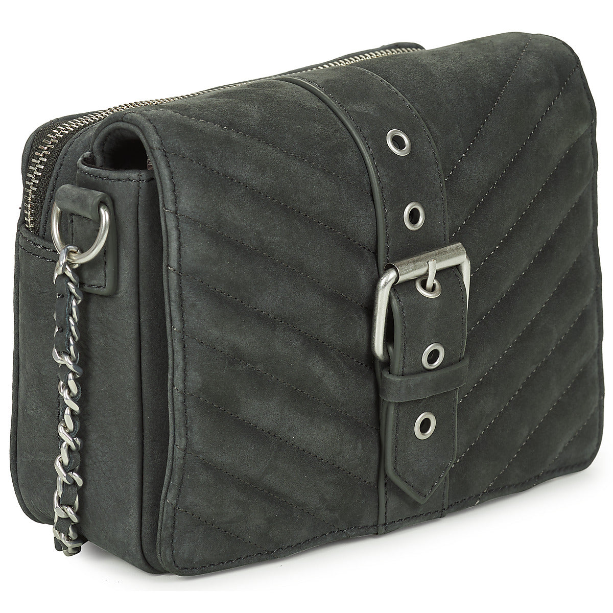 Borsa a tracolla Donna Ikks 1440 STEWARD Grigio