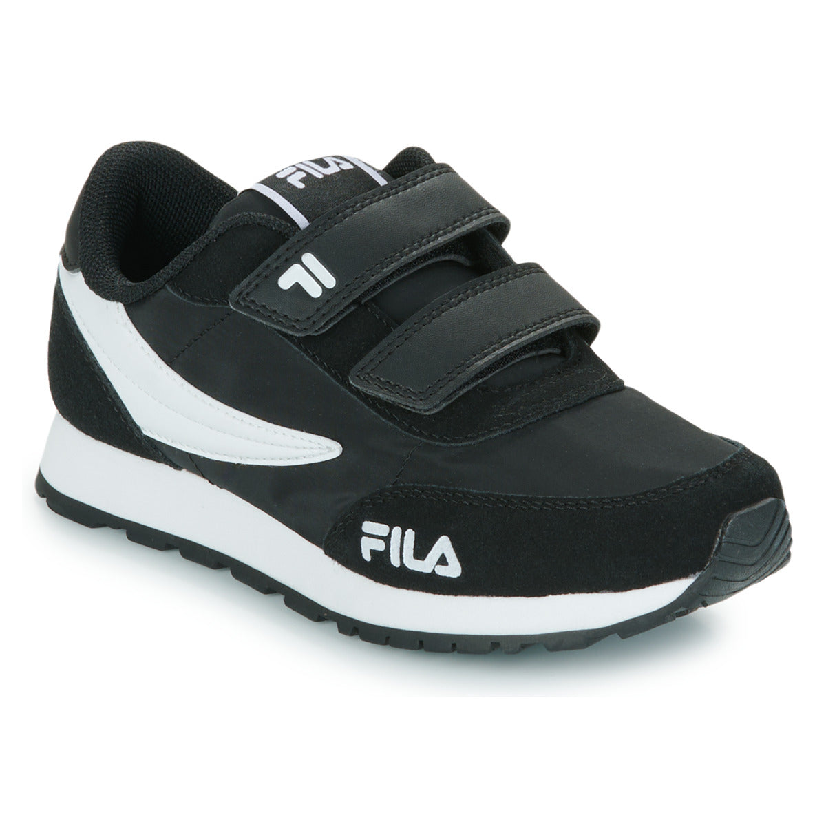 Scarpe bambini ragazza Fila  ORBIT REVOLUTION velcro kids  Nero