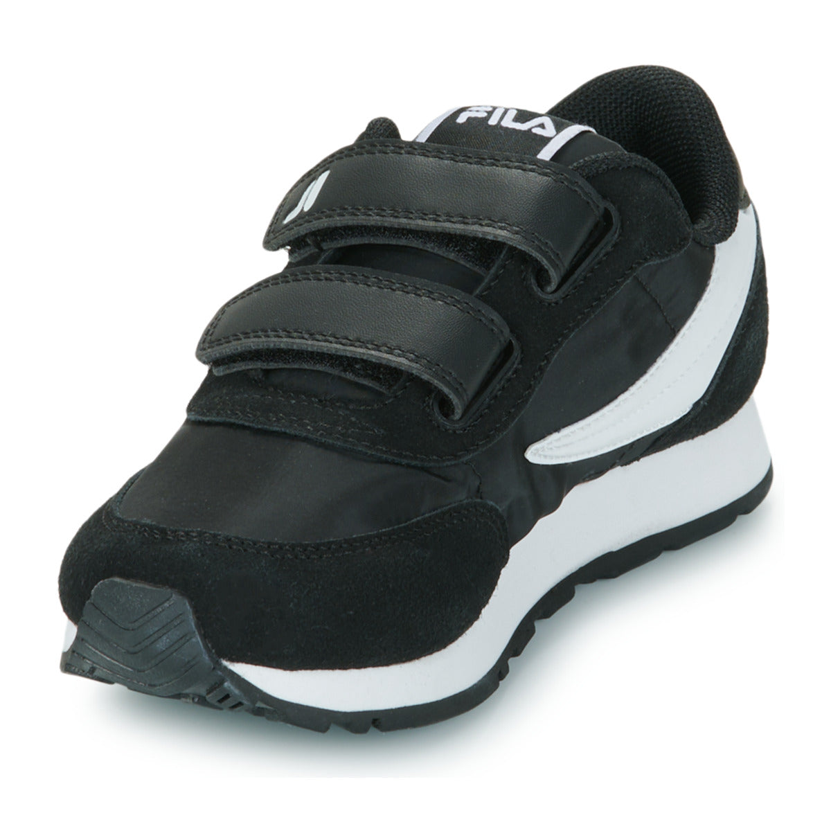 Scarpe bambini ragazza Fila  ORBIT REVOLUTION velcro kids  Nero