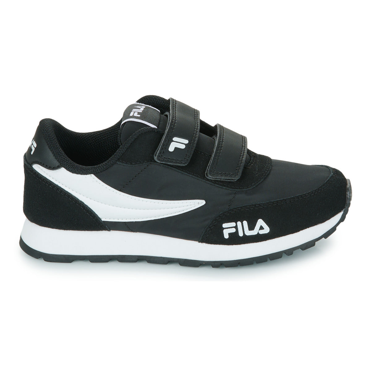 Scarpe bambini ragazza Fila  ORBIT REVOLUTION velcro kids  Nero