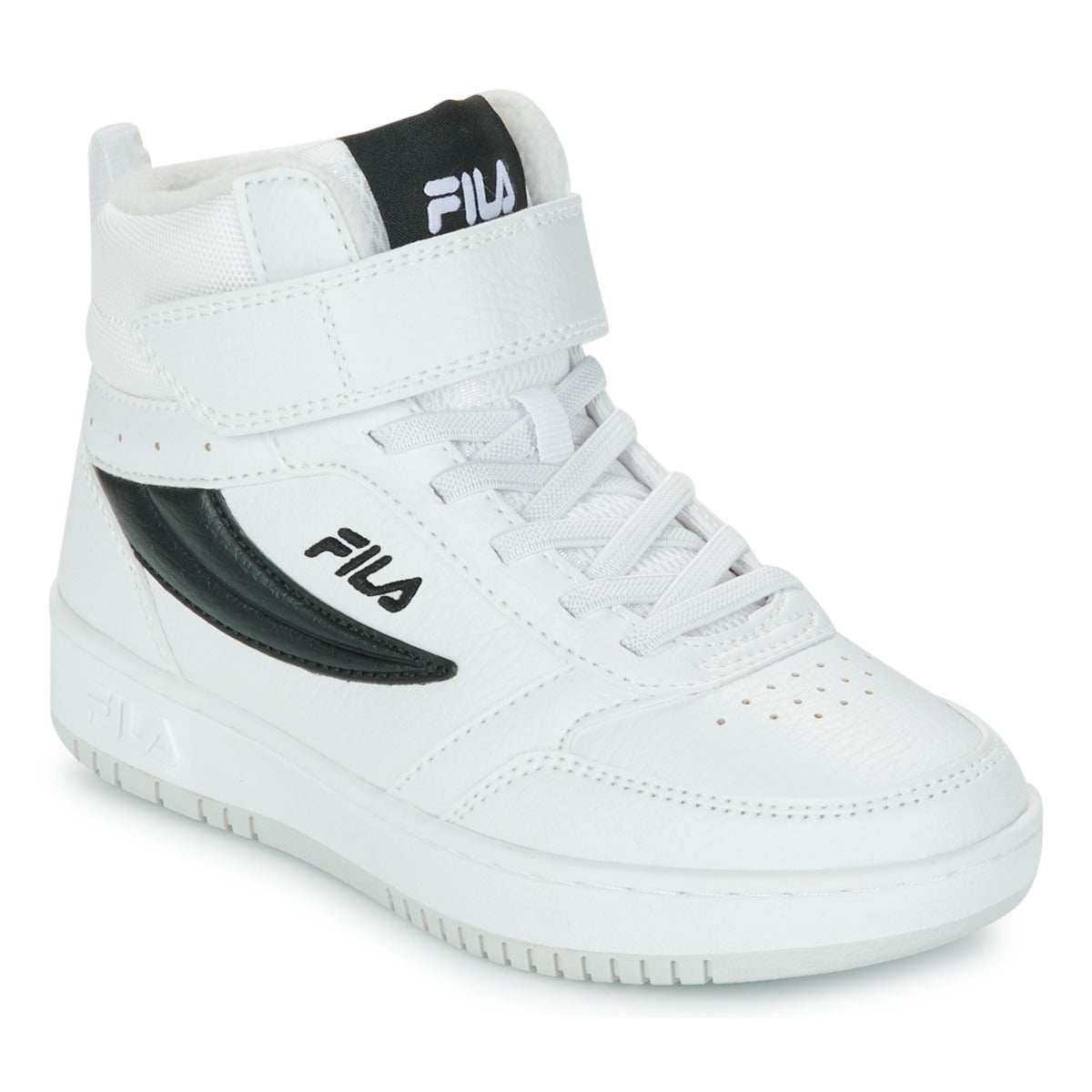 Scarpe bambini ragazza Fila  FILA REGA NF mid velcro kids  Bianco