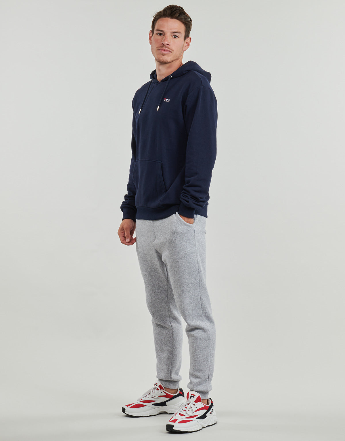 Felpa Uomo Fila  BENGEL REGULAR HOODY  Marine