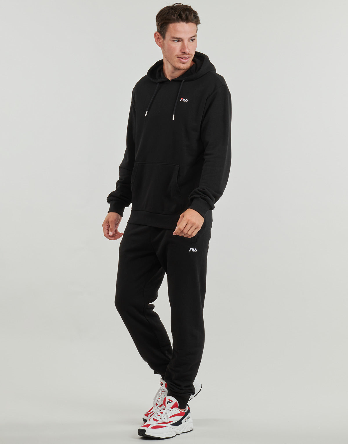 Felpa Uomo Fila  BENGEL REGULAR HOODY  Nero