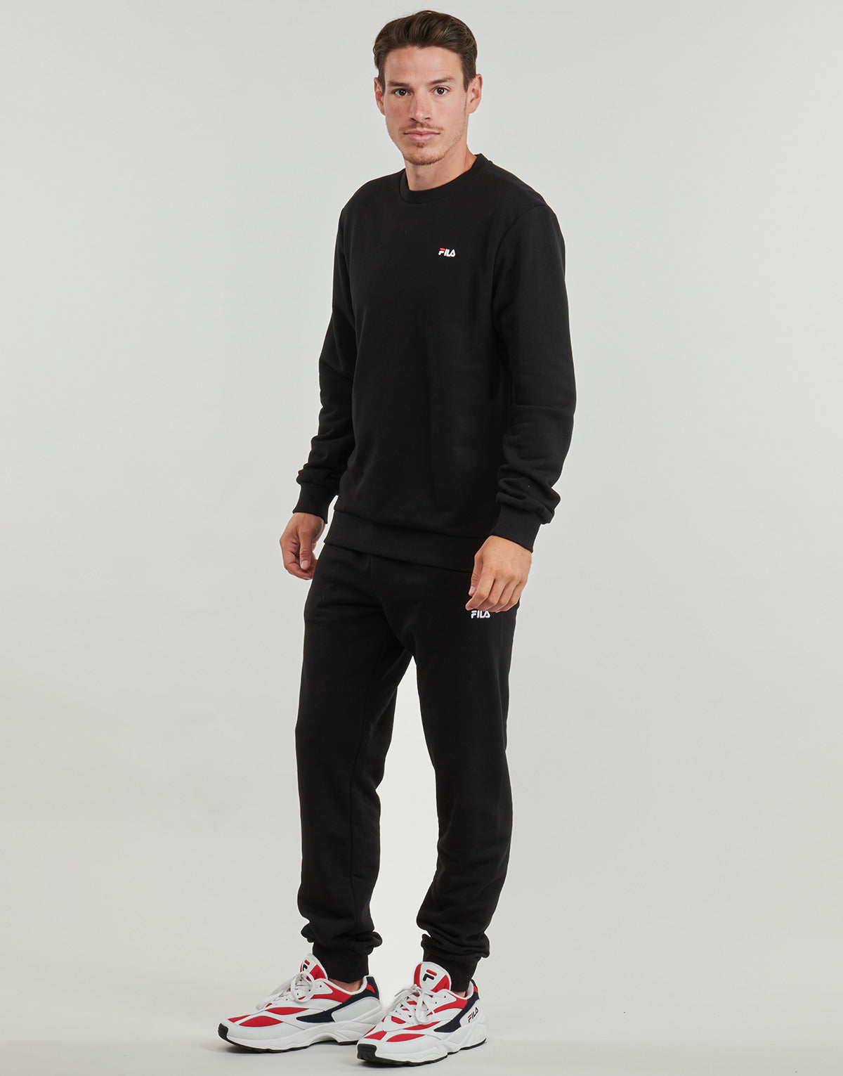 Felpa Uomo Fila  BRUSTEM CREW SWEAT  Nero